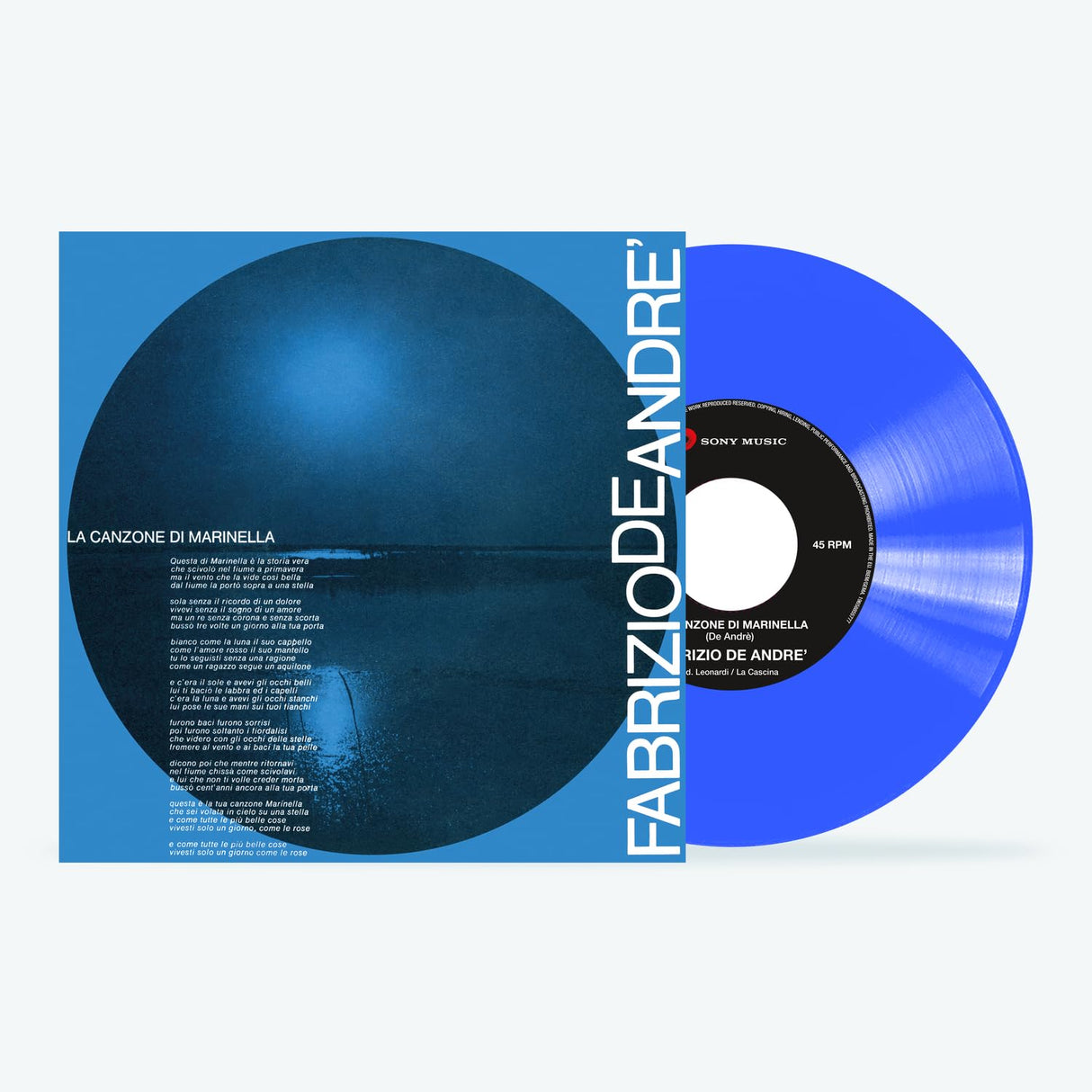 De Fabrizio Andre - La Canzone Di Marinella / Amore Che Vieni Amore [LP] Vinyl Record