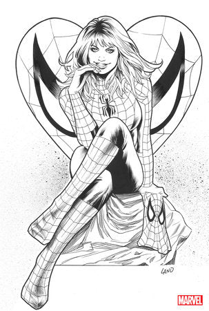 Amazing Spider-Man #25 G 1:50 Greg Land Virgin Bw Variant (05/10/2023) Marvel