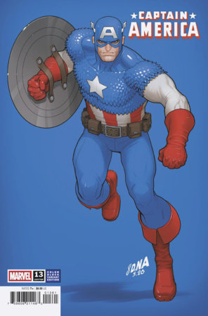 Captain America #13 D David Nakayama Color Block Blue Variant [Arm] (07/15/2026) Marvel