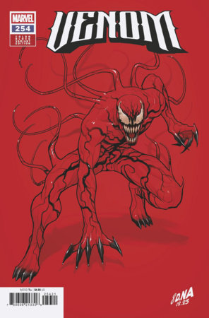 Venom #254 B David Nakayama Color Block Red Variant (02/11/2026) Marvel
