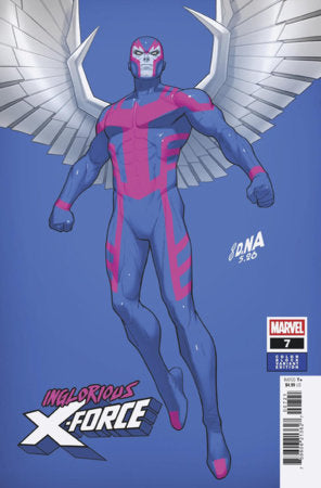 Inglorious X-Force #7 B David Nakayama Color Block Blue Variant (07/15/2026) Marvel