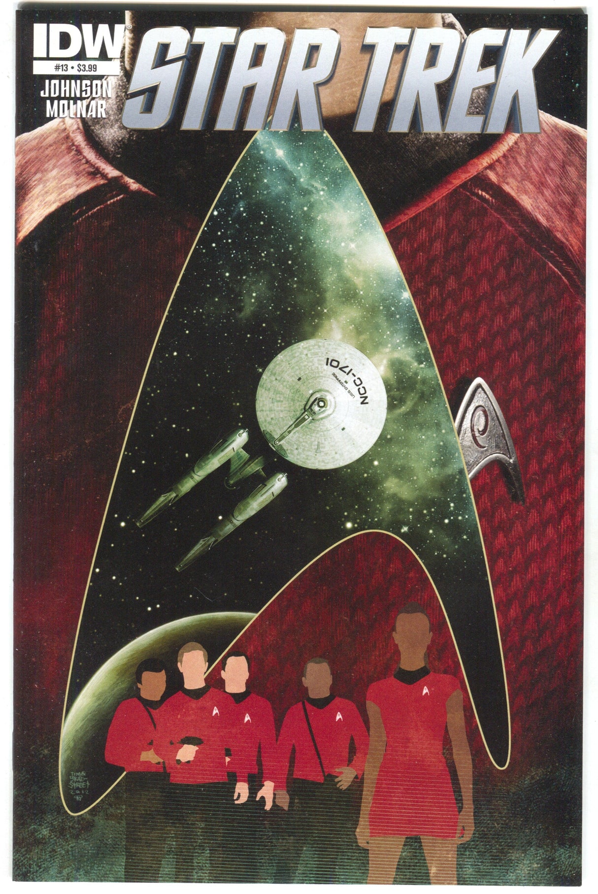 Star Trek 13 A IDW 2012 NM Tim Bradstreet