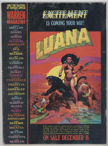 Vampirella 30 Warren 1974 VG FN Enrich Torres GGA Magazine 1st Pantha