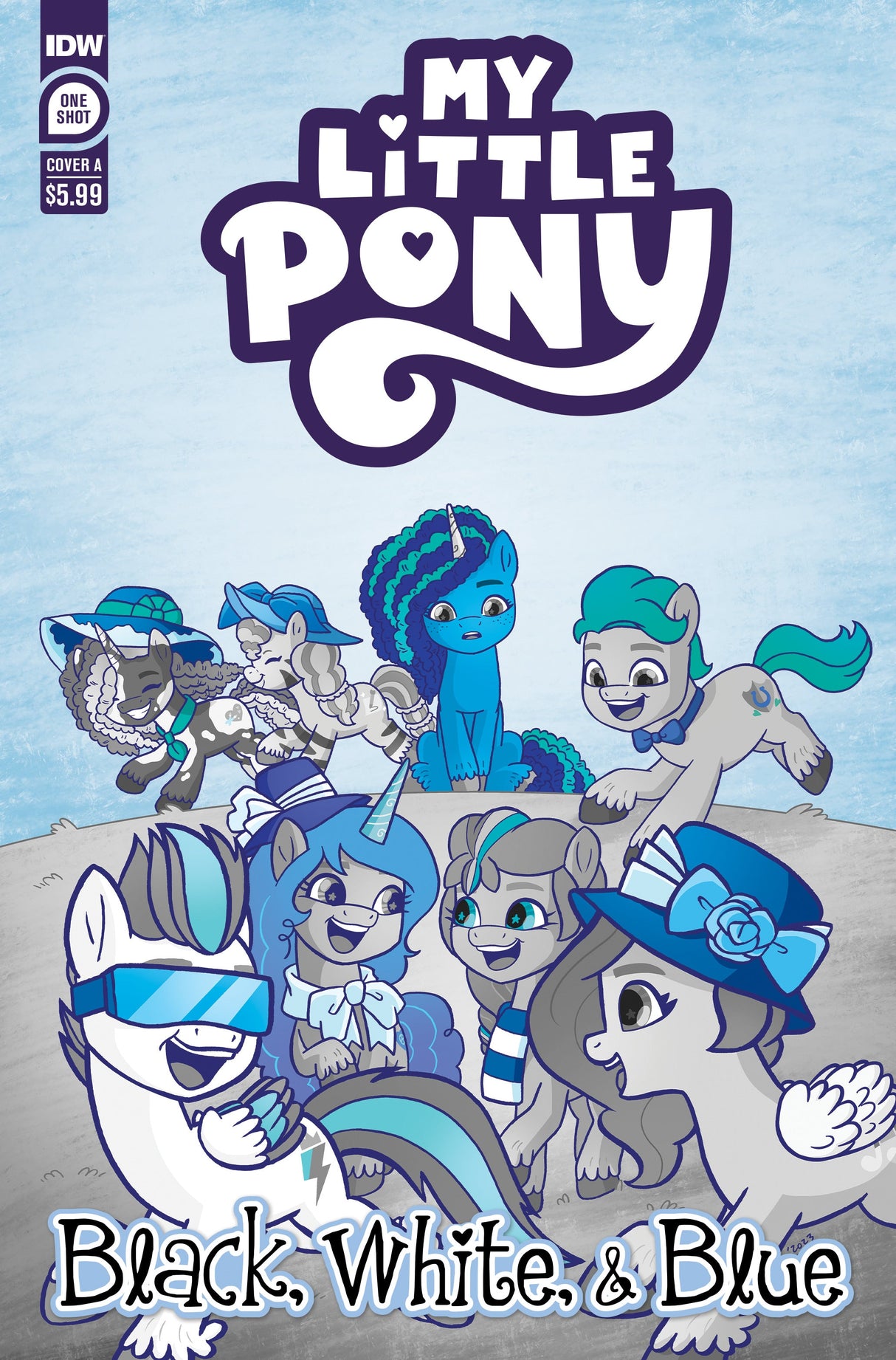 My Little Pony Black White & Blue #1 A Garbowska (10/18/2023) Idw