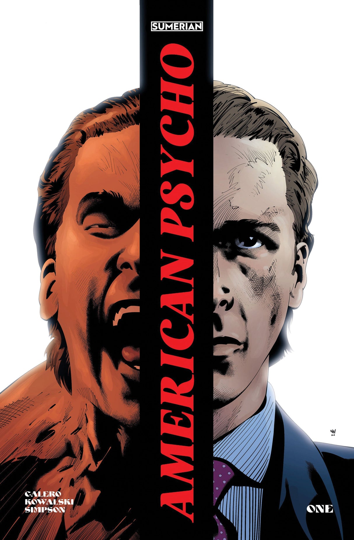 American Psycho #1 (Of 4) B Walter Variant (10/11/2023) Massive - Sumerian