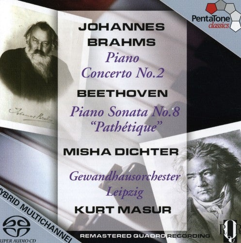 Brahms / Beethoven / Dichter / Masur - Piano Concerto 2 In B Flat / Piano Sonata C Minor - Super Audio CD