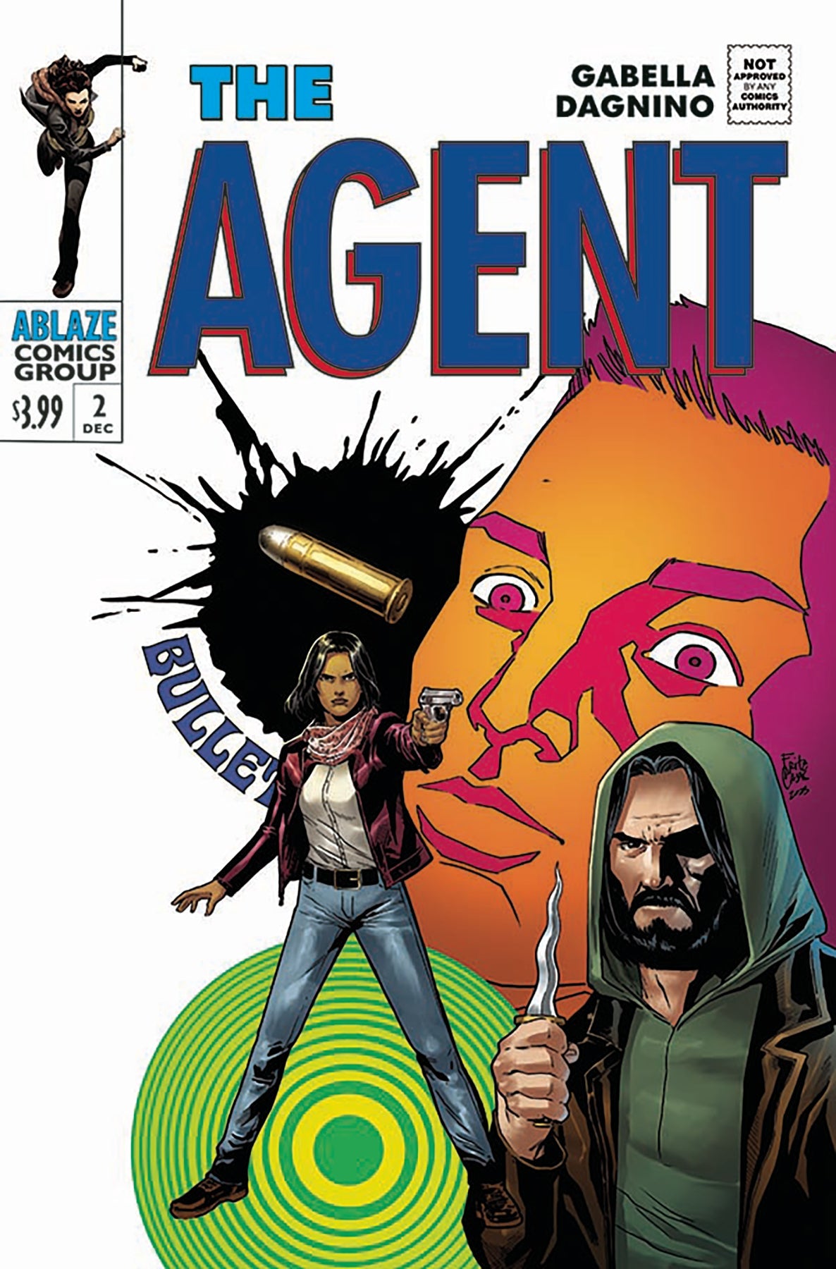 The Agent #2 C Fritz Casas Shield Homage (01/31/2024) Ablaze Publishing