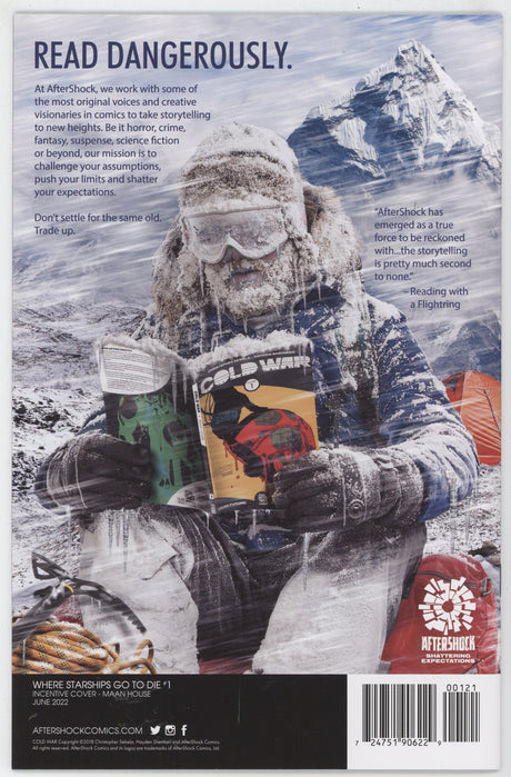 Where Starships Go To Die 1 Aftershock 2022 NM 1:15 Maan House Variant Signed Mark Sable