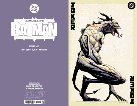 Absolute Batman #15 2nd Print C Nick Dragotta Foil Variant (02/11/2026) Dc
