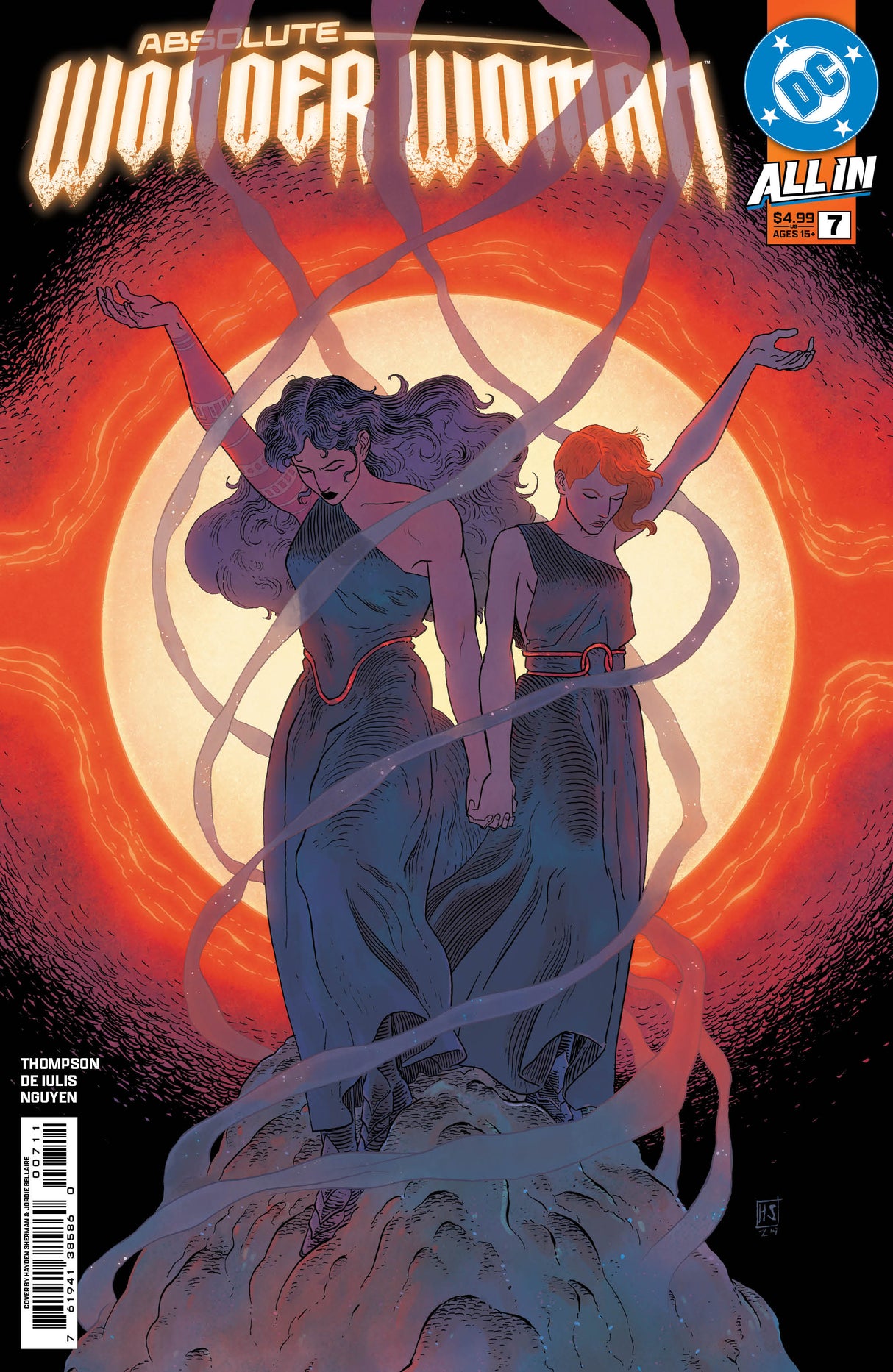 Absolute Wonder Woman #7 A1 Cover Set Of 5 1:25 1:50 (04/23/2025) Dc