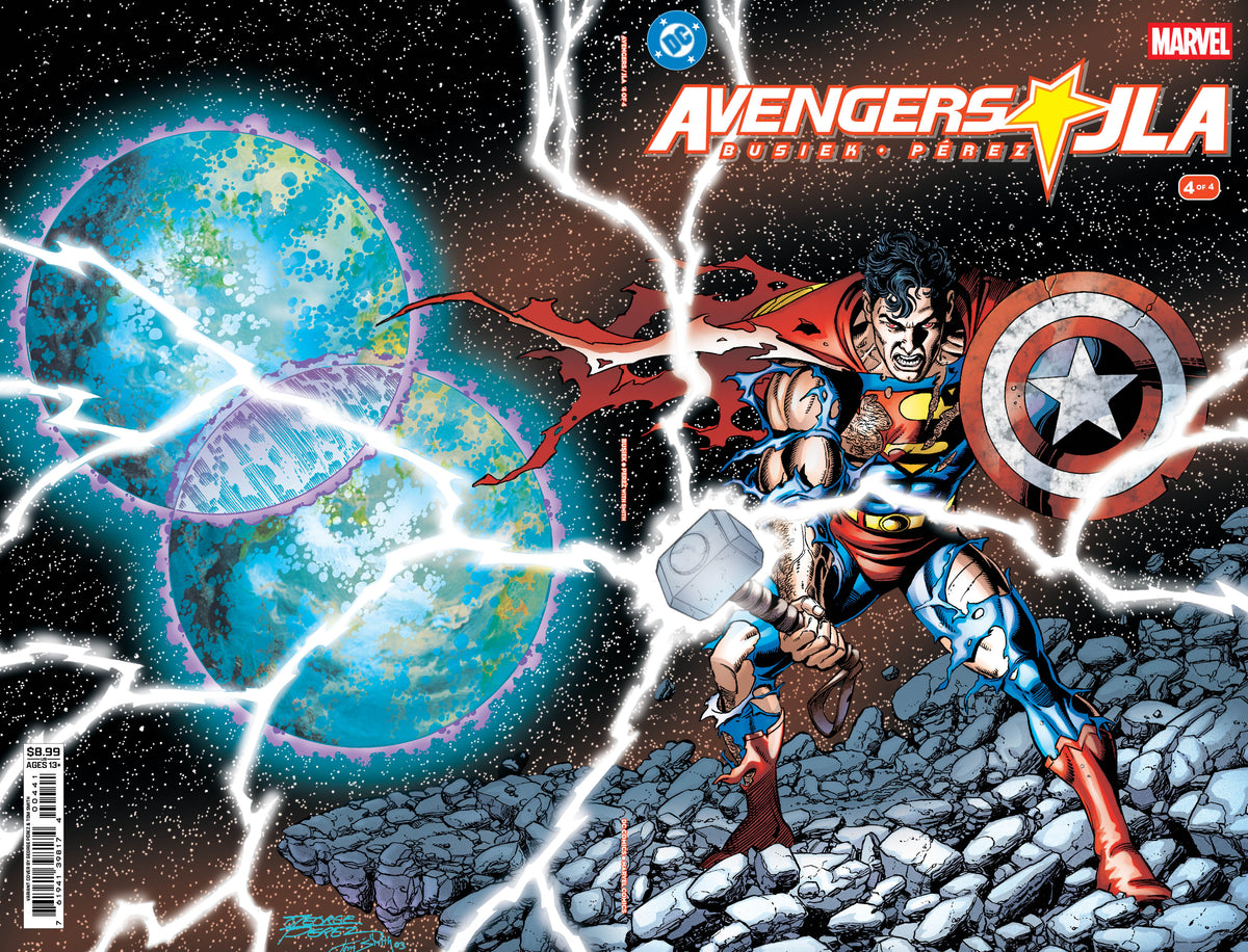 Avengers Jla #4 Facsimile D George Perez Wraparound Foil Variant (08/26/2026) Dc
