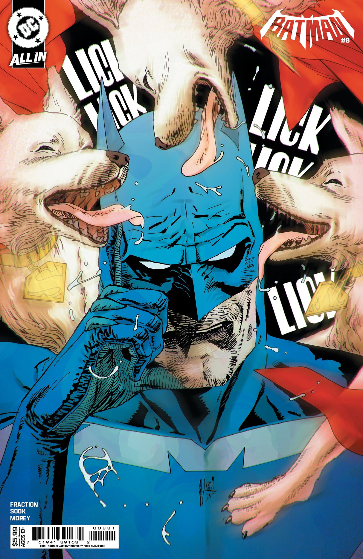 Batman #8 G Guillem March April Drools Variant (04/01/2026) Dc