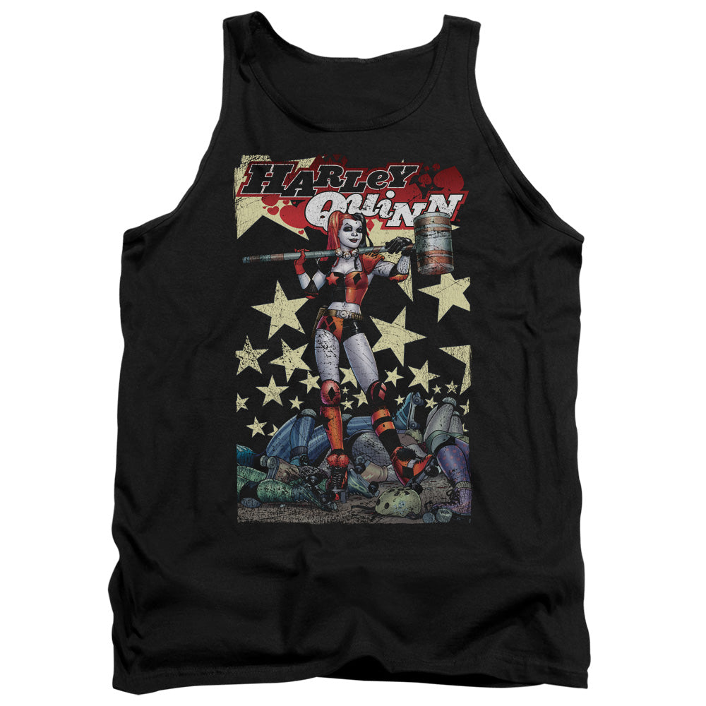 Batman Quinn One Mens Tank Top Shirt Black Officially Licensed