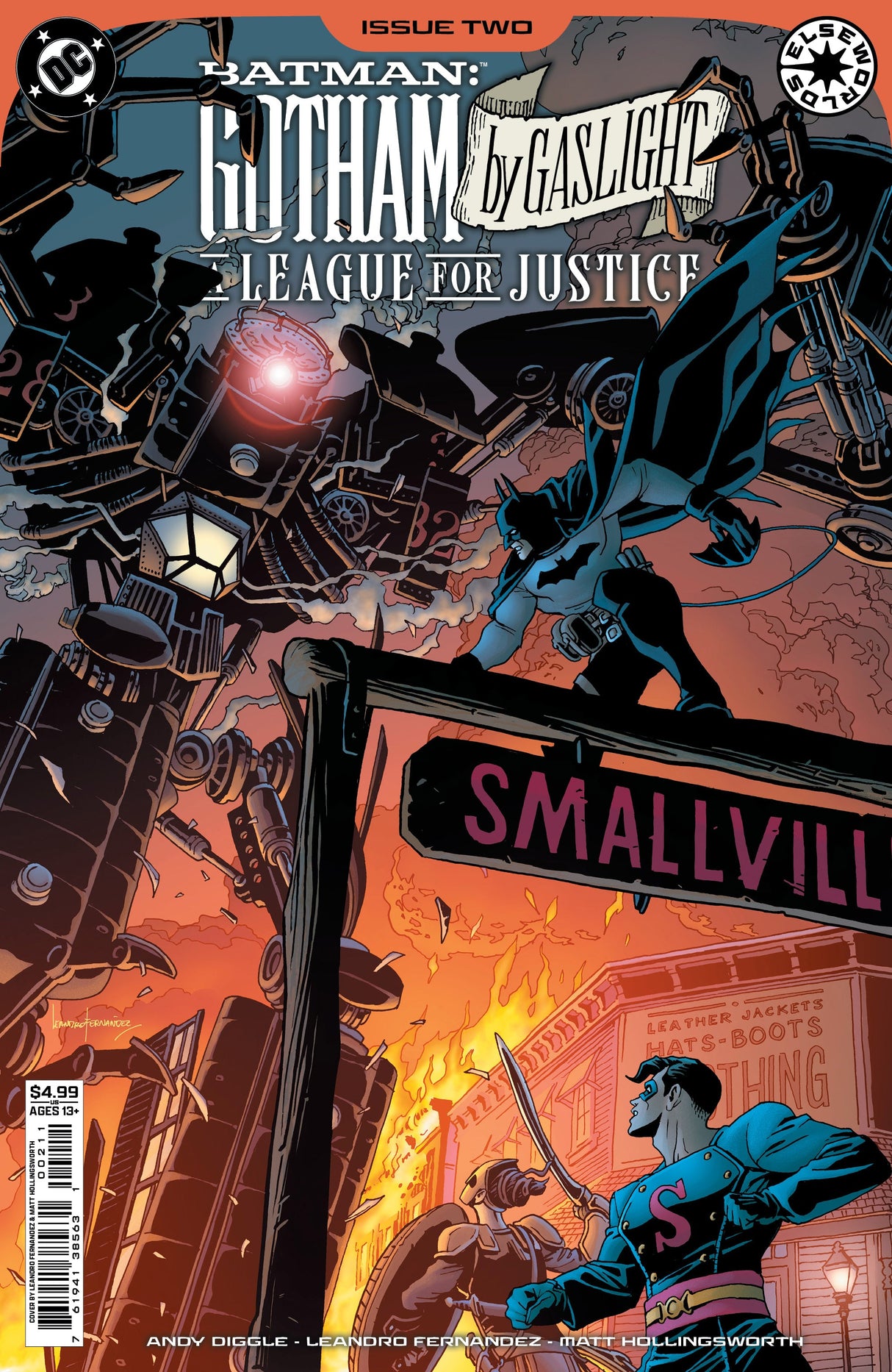 Batman Gotham By Gaslight A League For Justice #2 (Of 6) A Leandro Fernandez Andy Diggle (08/13/2025) Dc