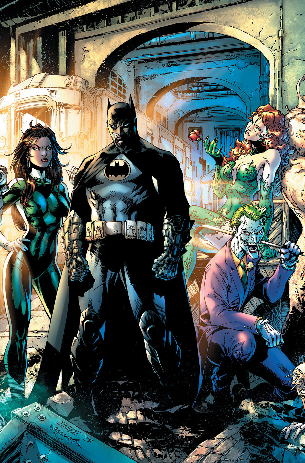 Batman #163 A Jim Lee & Scott Williams Batman Connecting Middle Alternate Color Jeph Loeb (05/27/2026) Dc