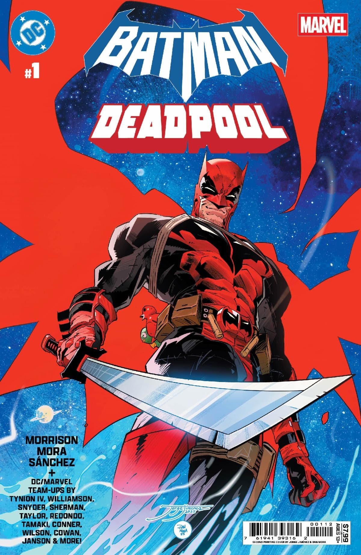 Dc Marvel Batman Deadpool #1 (One Shot) 2nd Print A Dan Mora Variant (01/28/2026) Dc
