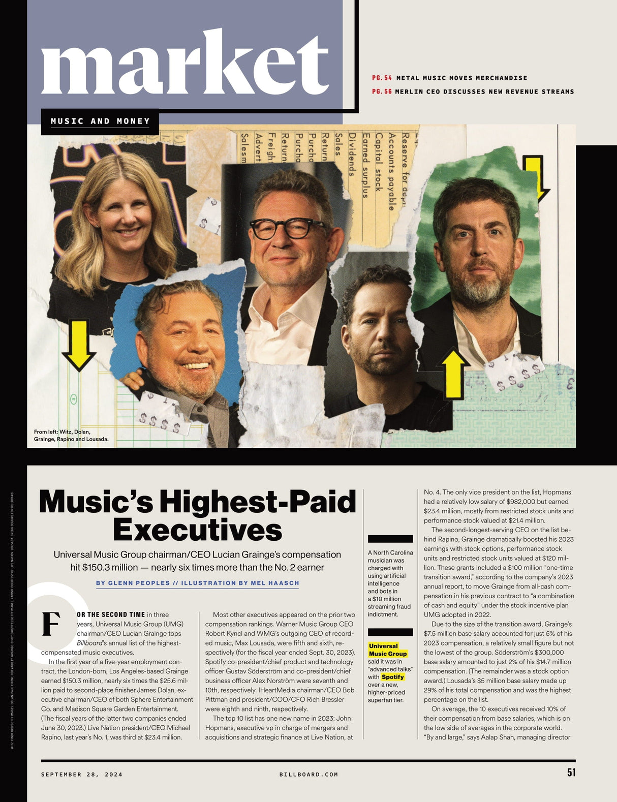 Billboard - 24.09.28 Edition: J Balvin Roars Back, Young Miko Takes Charge, Peso Pluma's Broker, Guide To Latin Music Week, Travis Scott's Days Before Rodeo, Music's Highest-Paid Executives & More!