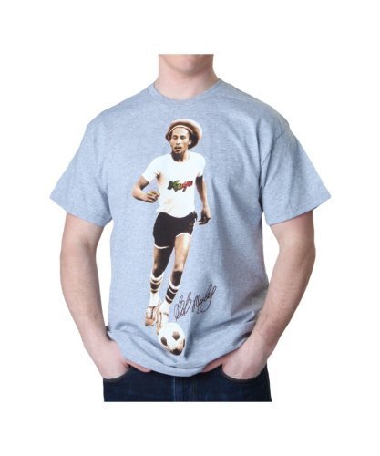 Bob Marley Rockabilia Bob Marley Kaya Soccer Slim Fit T-Shirt X-Large [T-Shirt]