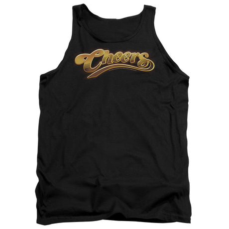 Cheers Cheers Logo Mens Tank Top Shirt Black Officially Licensed