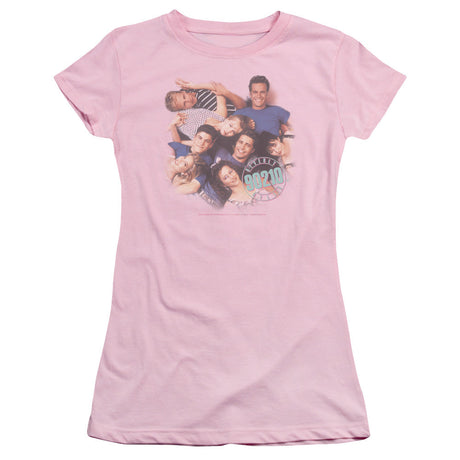 90210 Gang in Logo Juvenile Kids Youth T Shirt Pink Officially Licensed