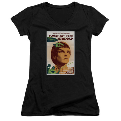 90210 Color Blend Logo Womens T Shirt Black Officially Licensed