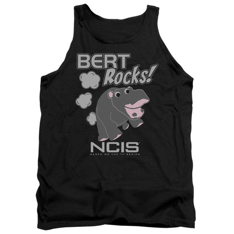 Ncis Bert Rocks Mens Tank Top Shirt Black Officially Licensed