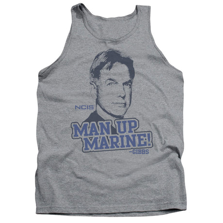Ncis Man Up Mens Tank Top Shirt Athletic Heather Officially Licensed
