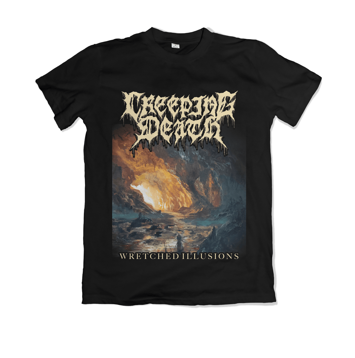 Creeping Death - Wretched Illusions Album Art Shirt