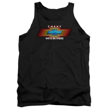 Chevrolet Chevy Well Be There Tv Spot Mens Tank Top Shirt Black Officially Licensed