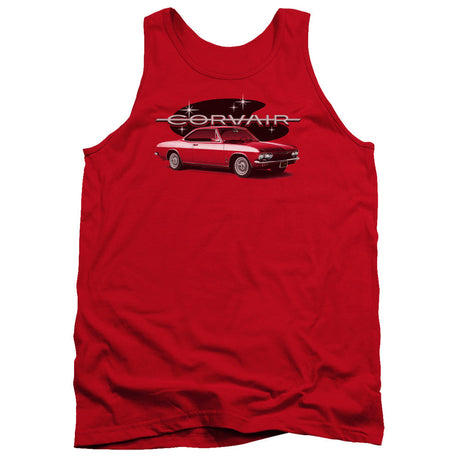 Chevrolet 65 Corvair Mona Spyda Coupe Mens Tank Top Shirt Red Officially Licensed