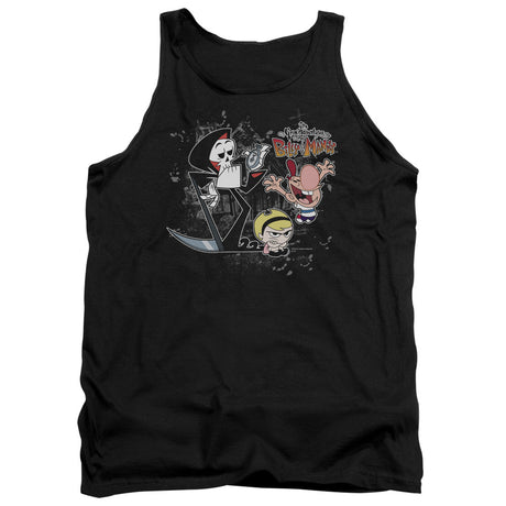 Grim Adventures Of Billy & Mandy Splatter Cast Mens Tank Top Shirt Black Officially Licensed