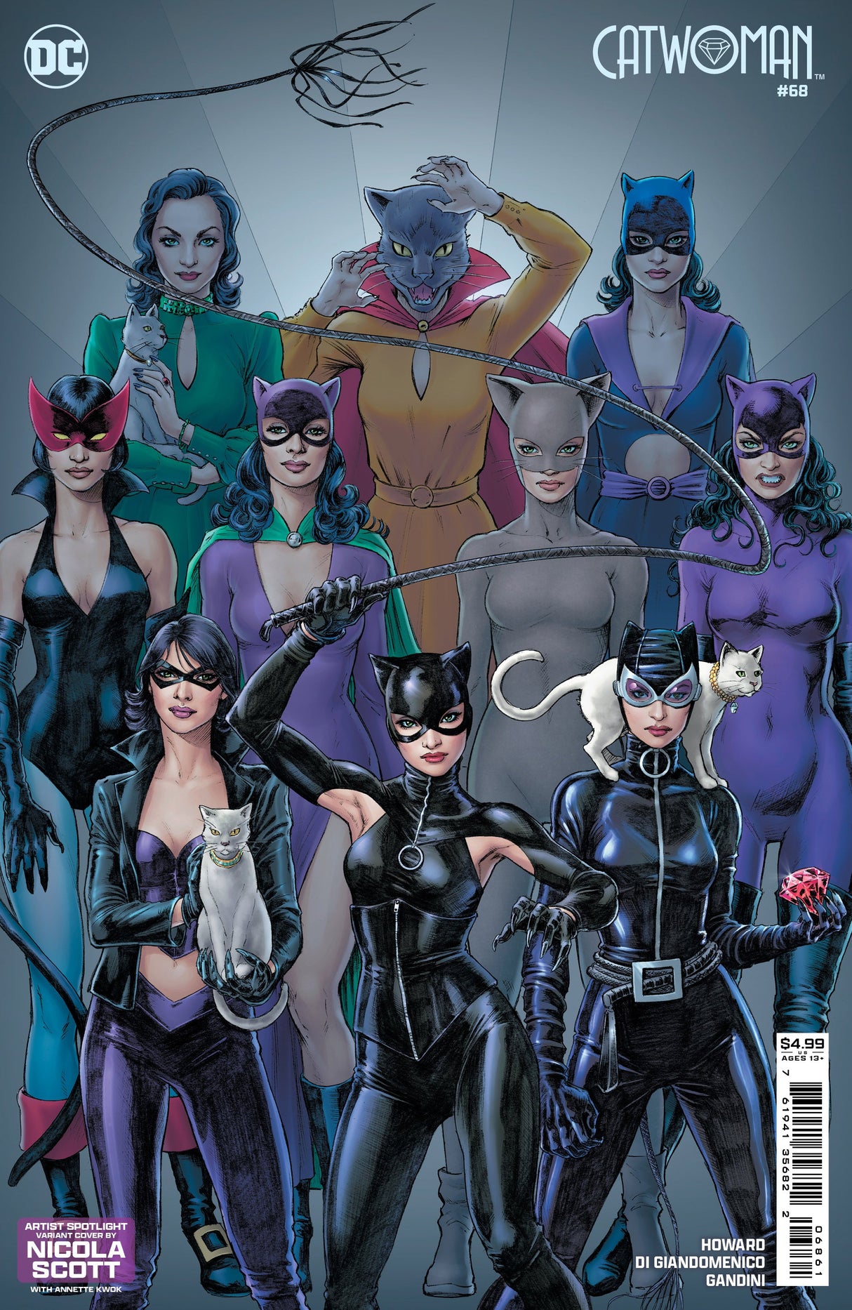 Catwoman #68 D Nicola Scott Artist Spotlight Variant (09/18/2024) Dc