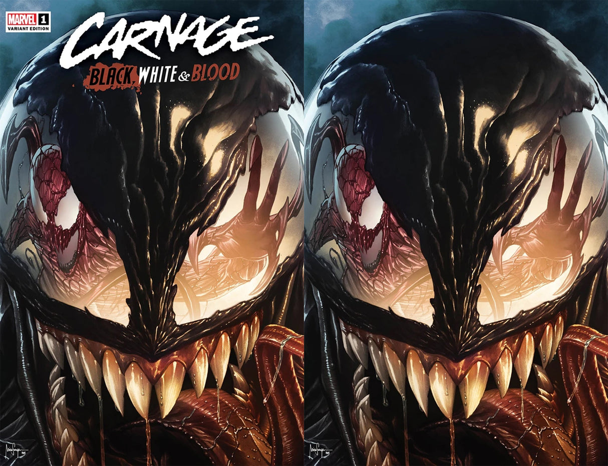 Carnage Black White And Blood #1 (Of 4) Mico Suayan Venom Variant (03/24/2021) Marvel