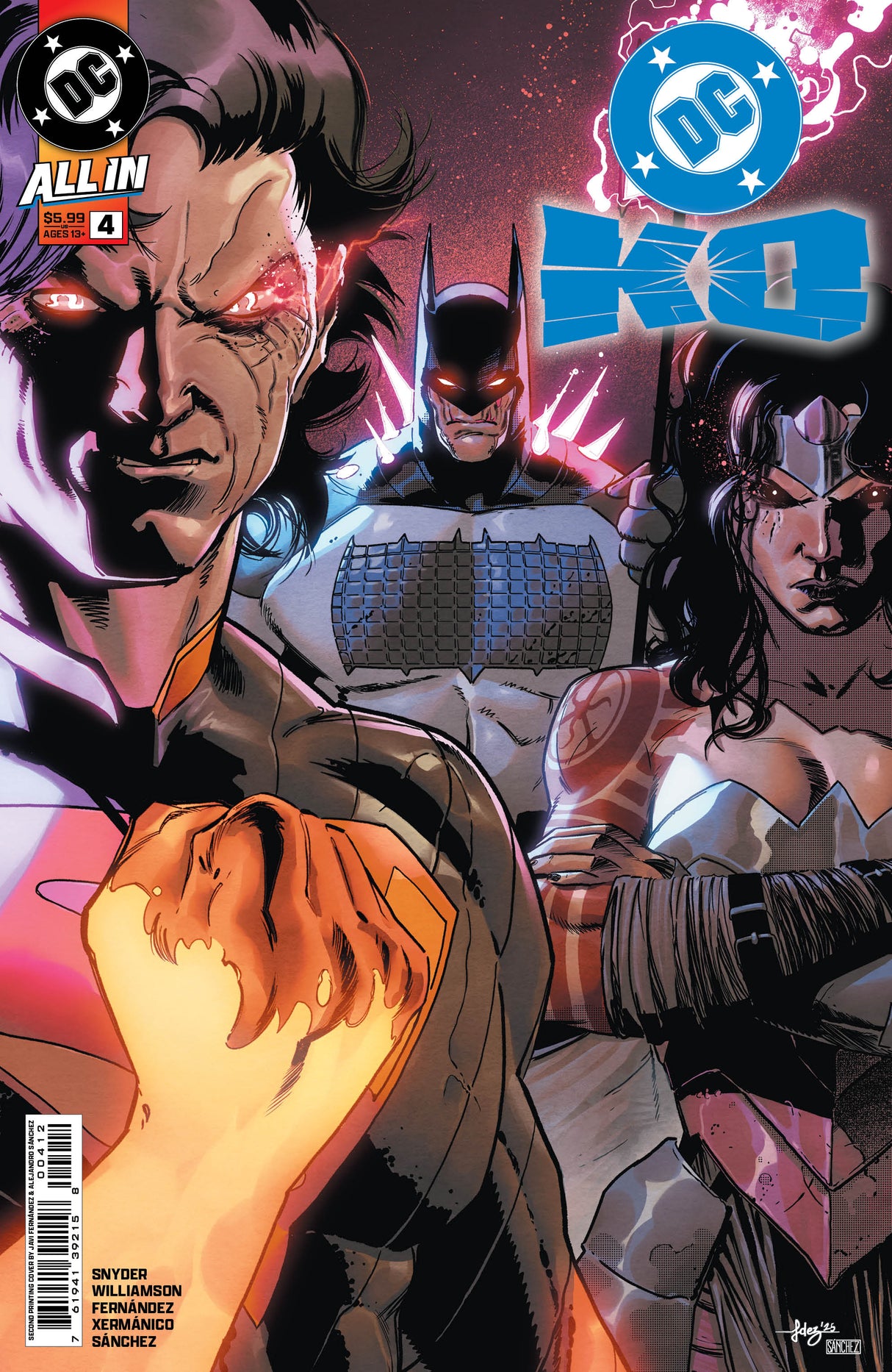 Dc K.O. #4 (Of 5) 2nd Print A Javier Fernandez Variant (04/29/2026) Dc