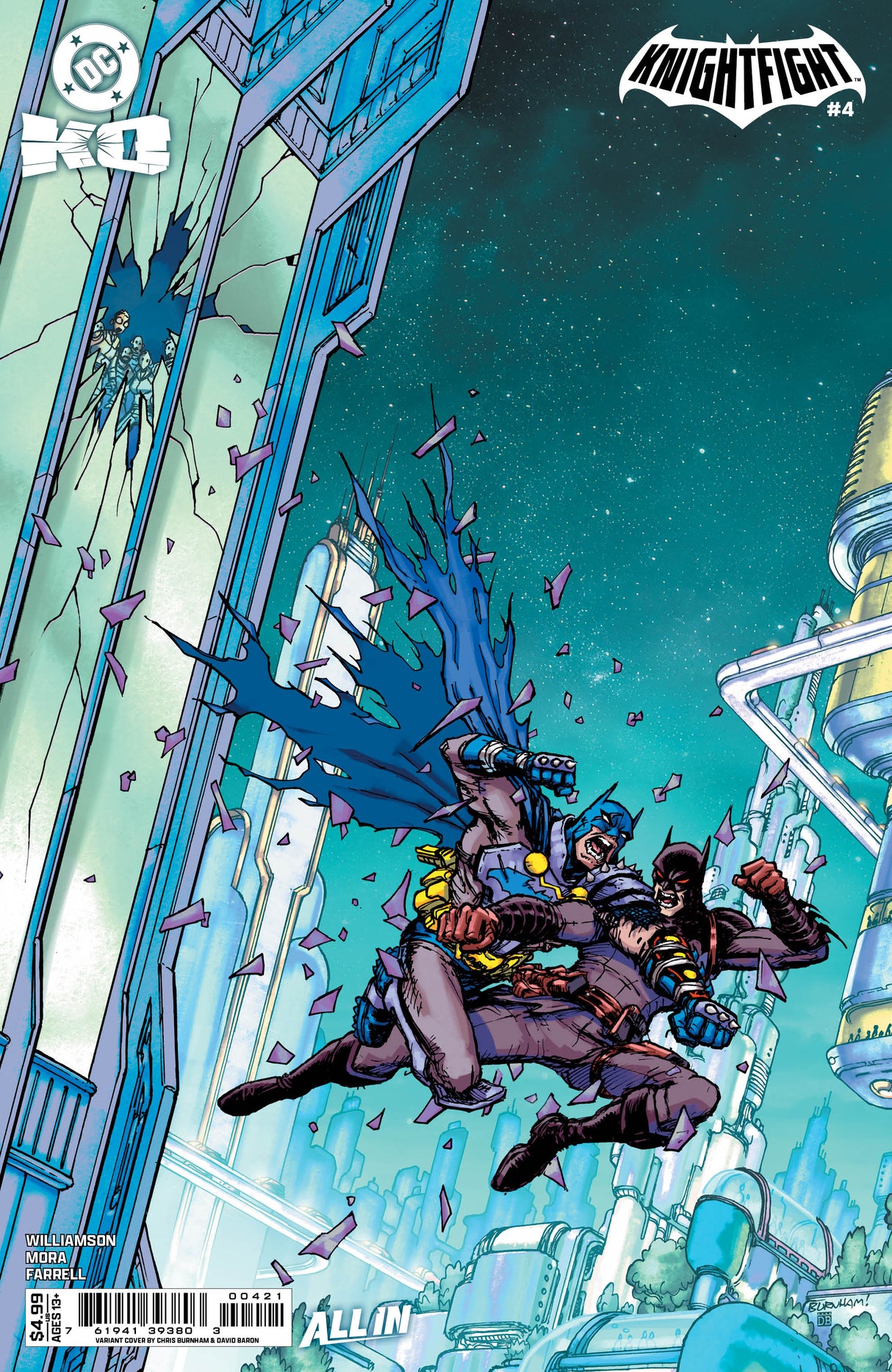 Dc K.O. Knightfight #4 (Of 4) B Chris Burnham Variant (02/04/2026) Dc