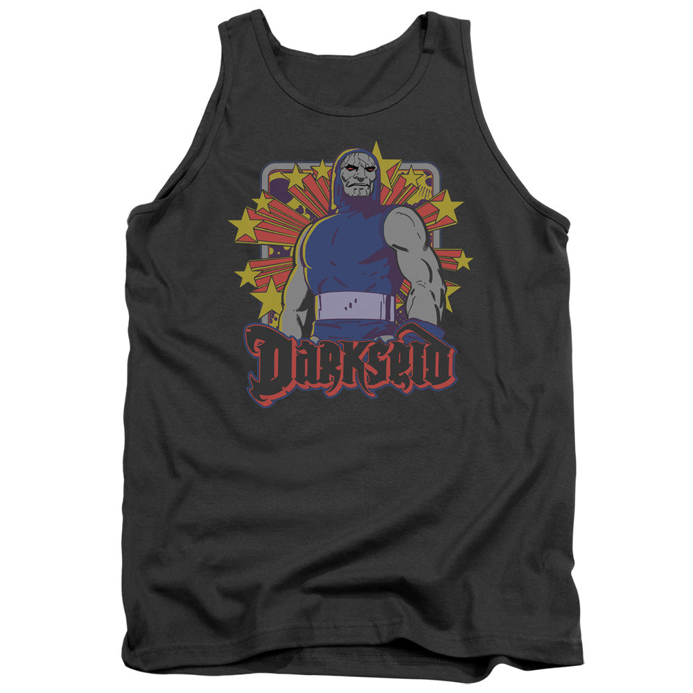 DC Comics Darkseid Stars Mens Tank Top Shirt Charcoal Officially Licensed