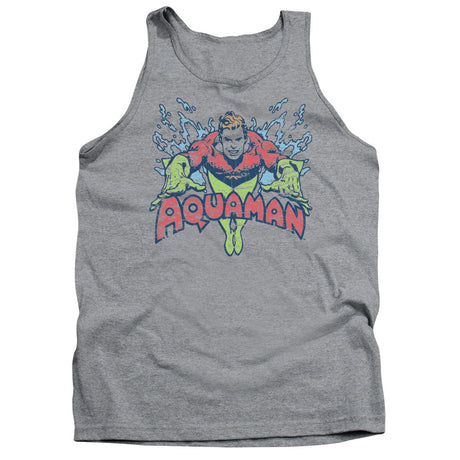 Dc Splish Splash Mens Tank Top Shirt Athletic Heather Officially Licensed