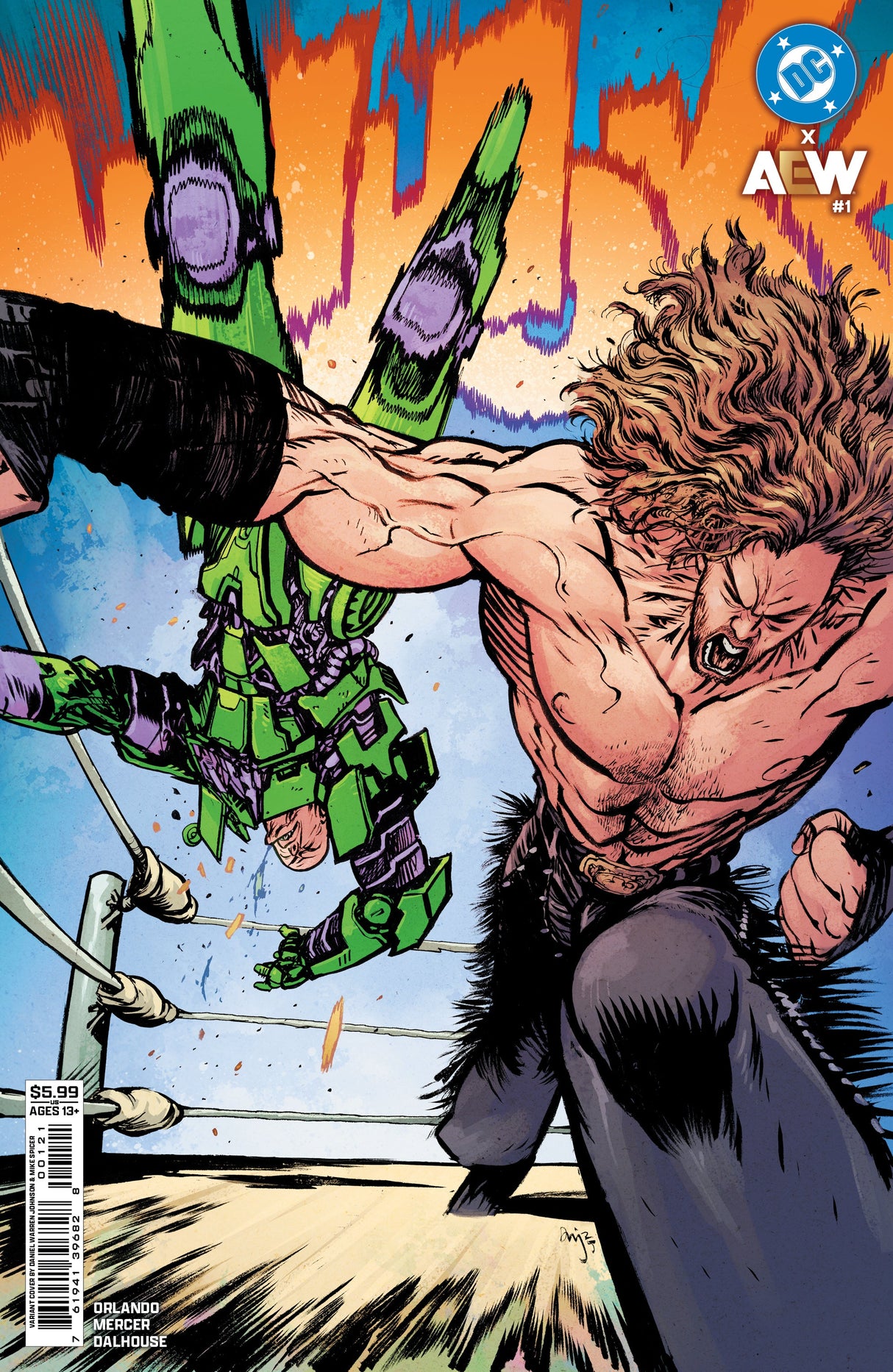 Dc X Aew #1 (Of 2) B Daniel Warren Johnson Variant (02/04/2026) Dc