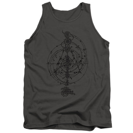 Dark Crystal Dream Spiral Mens Tank Top Shirt Charcoal Officially Licensed