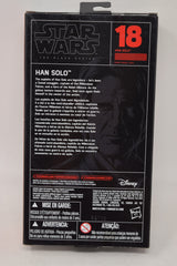 Star Wars Black Series 18 Han Solo Force Awakens 6" Action Figure Hasbro NIB