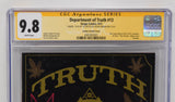 Department Of Truth 13 Image 2021 CGC SS Signed Remark Javan Jordan Chronic