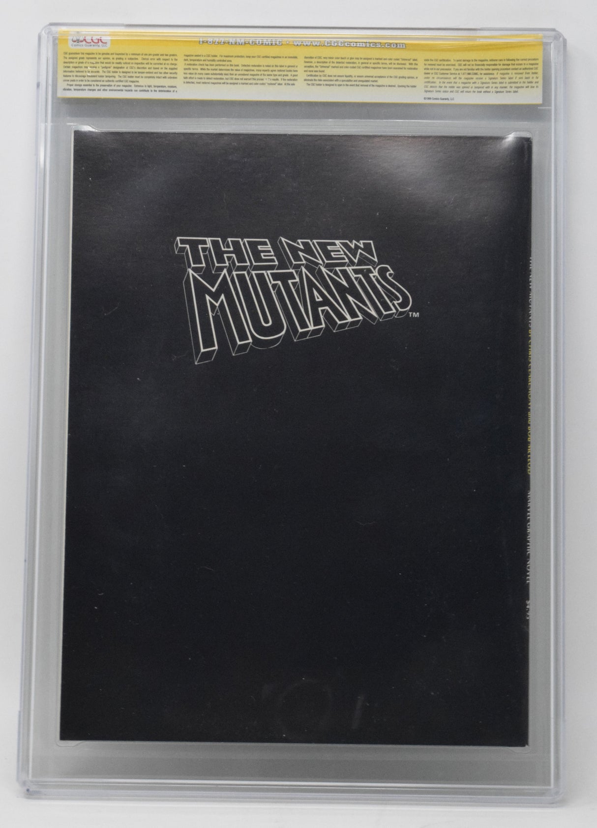 Marvel Graphic Novel 4 1982 CGC SS 9.4 1st New Mutants Chris Claremont Signed
