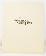 Art Of Hunchback Of Notre Dame HC Slipcase Sericel Disney Signed 4x