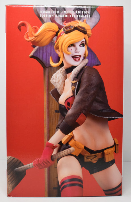 DC Direct Bombshells Harley Quinn Deluxe Statue Version 2 NIB