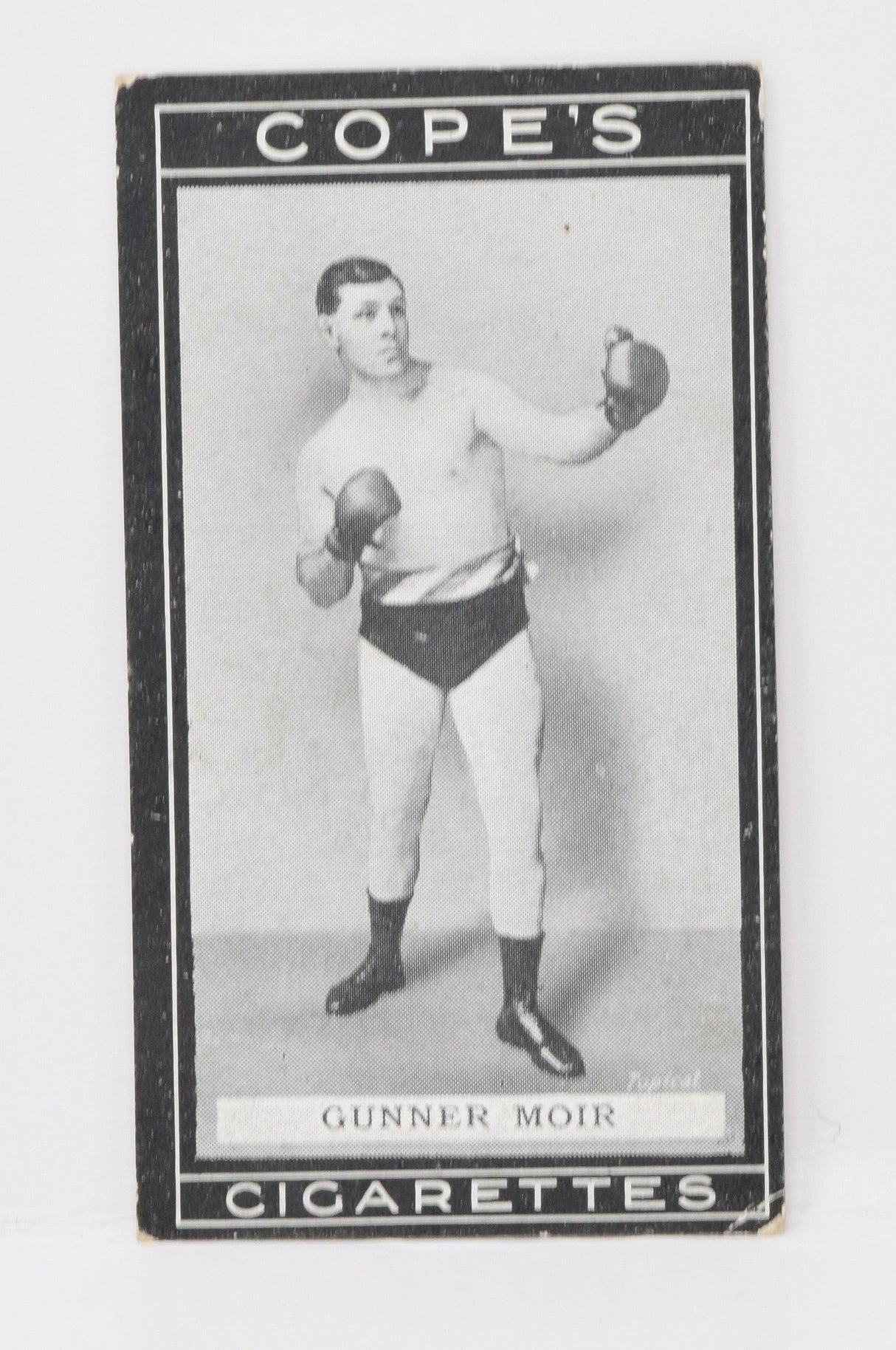 Gunner Moir #15 Cope Bros Co Boxer Boxing Trading Card 1915