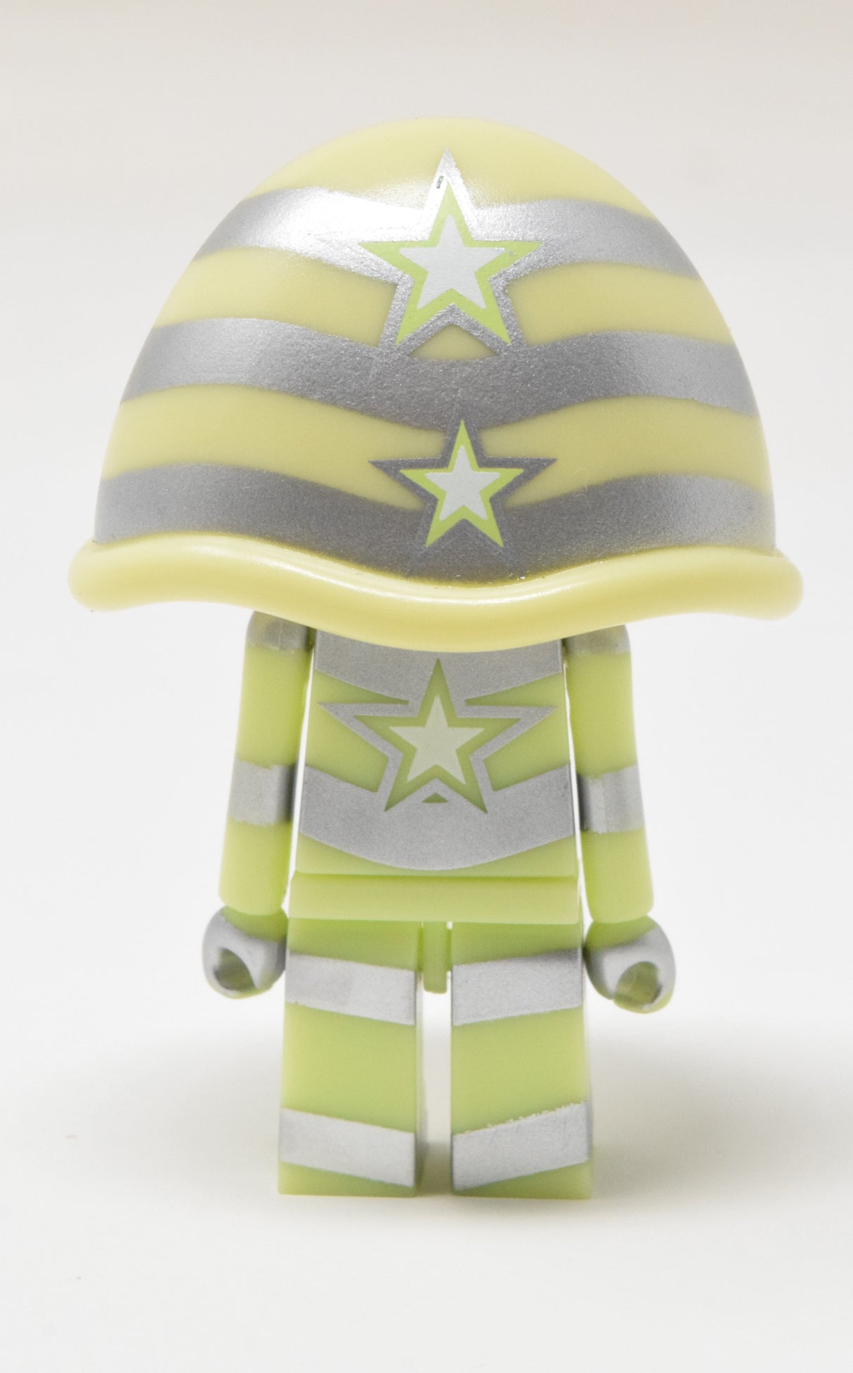 Kidrobot Sketbots Green Silver Vinyl Figure