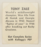 Tony Zale Boxer Boxing Middleweight Champion 1948 Kelloggs PEP Photo