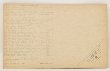 George Coutney Boxing Exhibit Card Postcard Penny Arcade Photo 1928 5 x 3