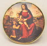Hallmark Keepsake Ornament Madonna Child St John Giuliano Bugiardini Christmas Tree 1984 NIB