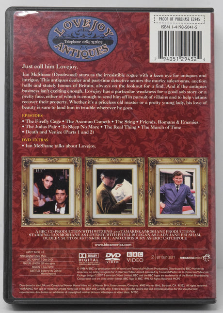 LoveJoy DVD The Complete Season One
